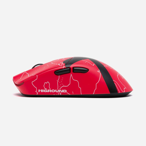 Side detail of 100T x HG Yuma Wireless Mouse - Team Issue