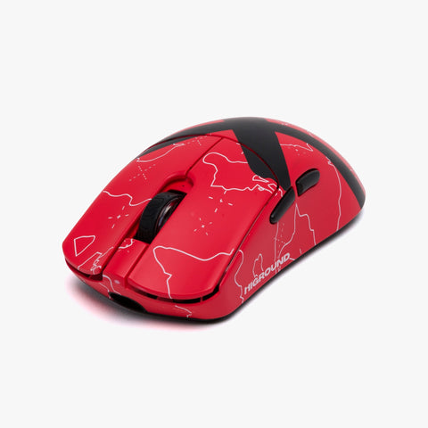 front detail of 100T x HG Yuma Wireless Mouse - Team Issue