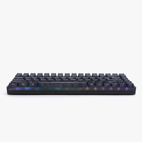Side detail on Higround Basecamp 75+ Keyboard - BLACKICE