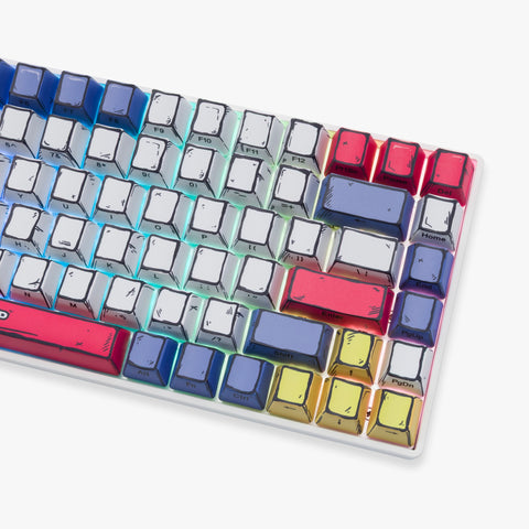 RIGHT DETAIL ON Higround Basecamp 75+ Keyboard - CELSHADE PRIMARY