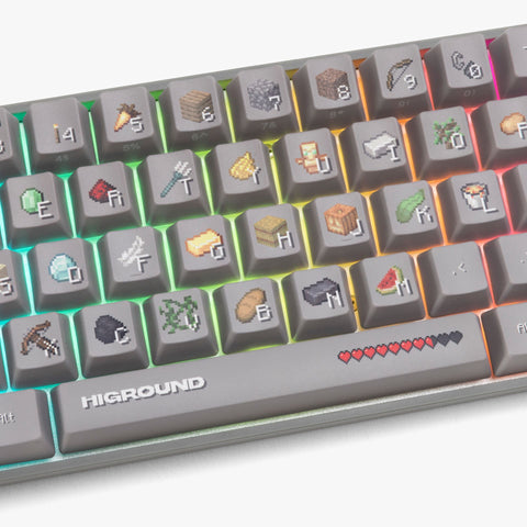 HIGROUND X MINECRAFT INVENTORY BASECAMP 65 - CLOSE-UP CENTER WITH RGB