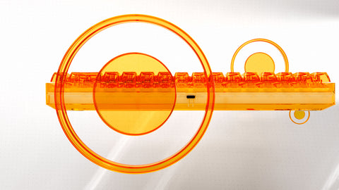 CLEAR TOPAZ Base 65 Keyboard (Venus Switch)