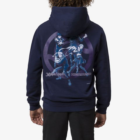JJK x HG Hoodie on model