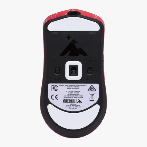 Bottom of 100T x HG Yuma Wireless Mouse - Team Issue