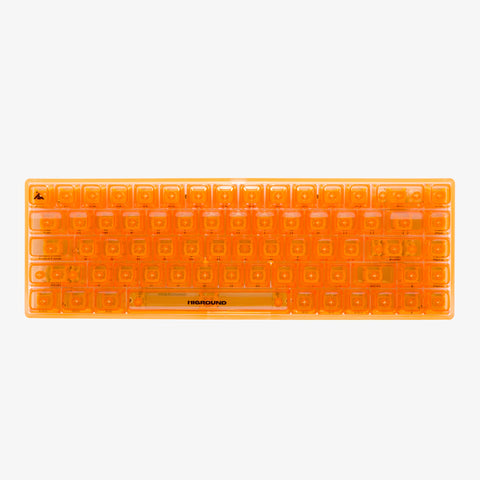 Front of CLEAR TOPAZ Base 65 Keyboard (Venus Switch)