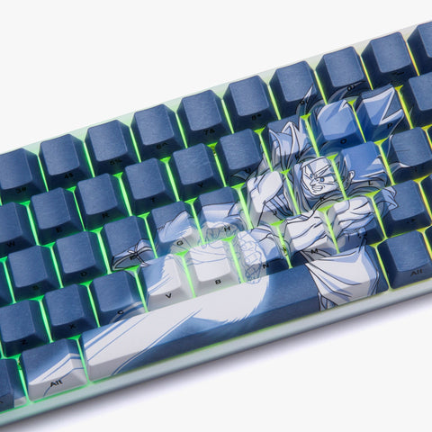 DBZ x Higround Goku Basecamp 65 Keyboard spacebar with Goku artwork