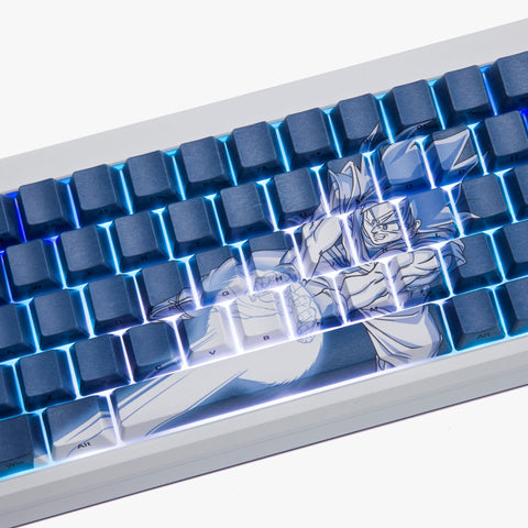 DBZ x HG Goku Summit 65 spacebar with artwork