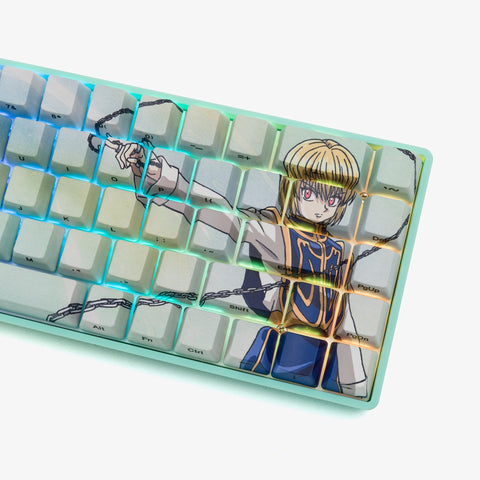 Right side of Hunter x Hunter x HG Base 65+ Keyboard - Kurapika