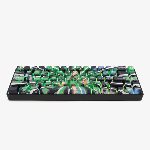 overhead view of Hunter x Hunter x HG Performance B65 Keyboard - Gon