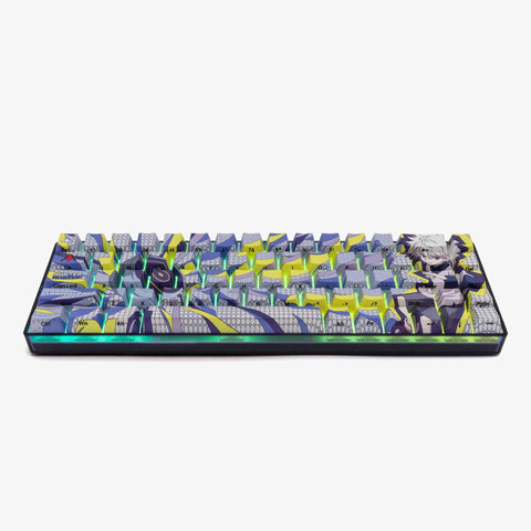 overhead view of Hunter x Hunter x HG Performance B65 Keyboard - Killua C1