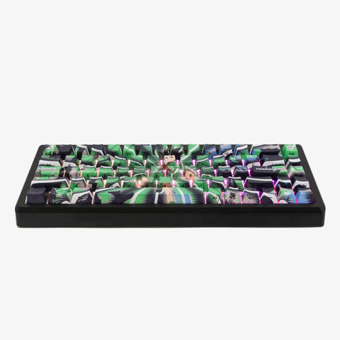 overhead view of Hunter x Hunter x HG Summit 65 Keyboard - Gon