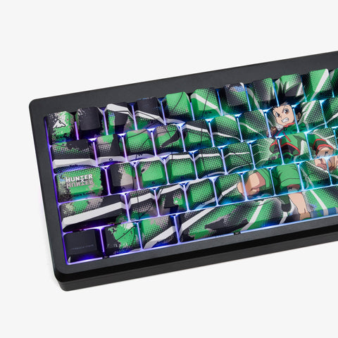 Left side of Hunter x Hunter x HG Summit 65 Keyboard - Gon