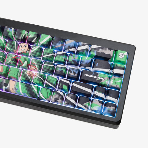 Right side of Hunter x Hunter x HG Summit 65 Keyboard - Gon