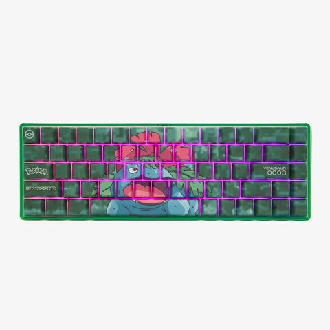 Pokémon + HG Base 65 Keyboard - Venusaur