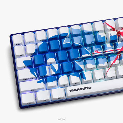 Left detail on Sega 75% Keyboard  - Escape From The City (Sonic)