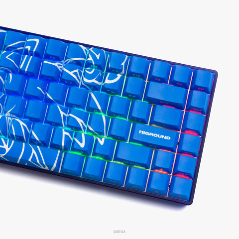 Right detail on Sega x Higround Basecamp 75+ Keyboard - Sonic CD