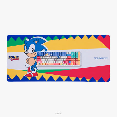 Keyboard on Sega x Higround Mousepad XL - Classic Sonic
