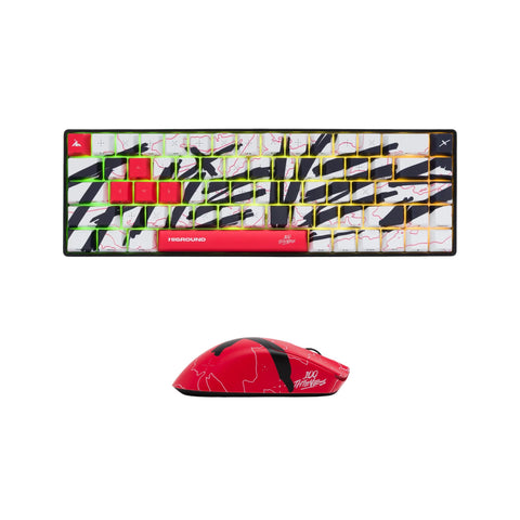 RGB lighting on 100T x HG Basecamp 65HE Keyboard - Team Issue + 100T x HG Yuma Wireless Mouse - Team Issue