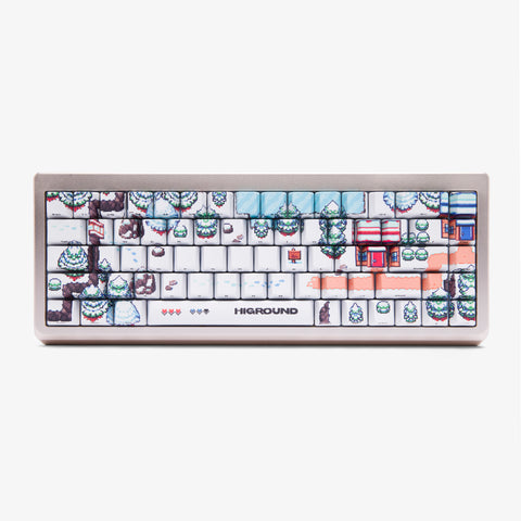 Front of Epic of Higround 2 Summit 65 Keyboard - Snowdream