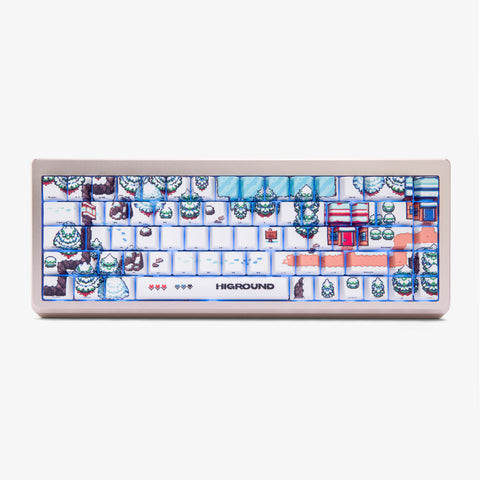 Front of Epic of Higround 2 Summit 65 Keyboard - Snowdream