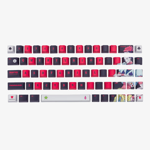 Hunter x Hunter x HG 68 Keycaps Set - Hisoka