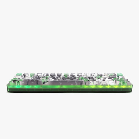 HIGROUND X MINECRAFT CREEPER PERFORMANCE BASECAMP 65 KEYBOARD - FRONT FRAME WITH LETTERING AND RGB