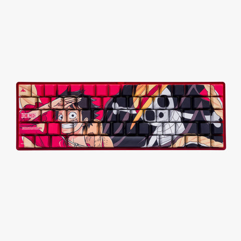 Front of One Piece x HG Base 65 Keyboard - Luffy