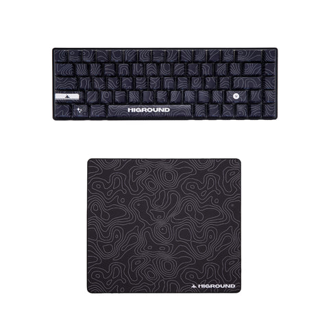Basecamp 65 Blackice + Large Hybrid Mousepad