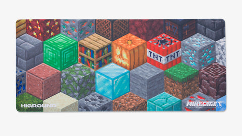 HG x Minecraft Mousepad XL - Random Blocks