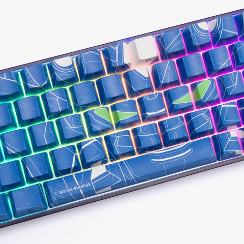 Gundam Basecamp 65 Keyboard - Admiral (Blue)
