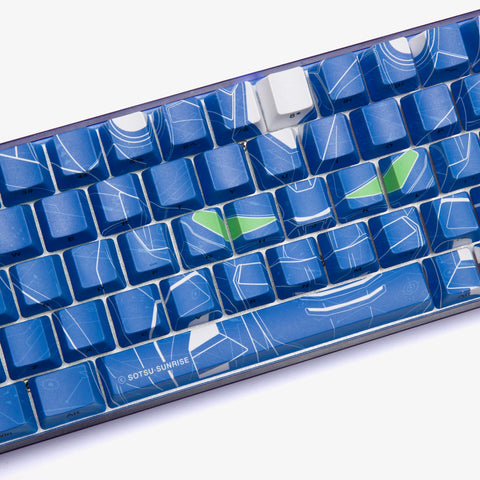 Gundam 68 Keycaps Set - Admiral (Blue)