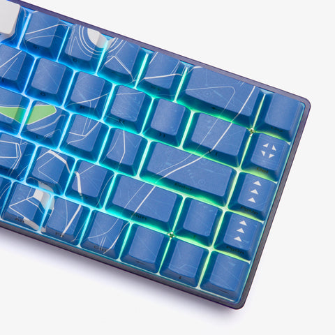 Gundam Basecamp 65 Keyboard - Admiral (Blue)