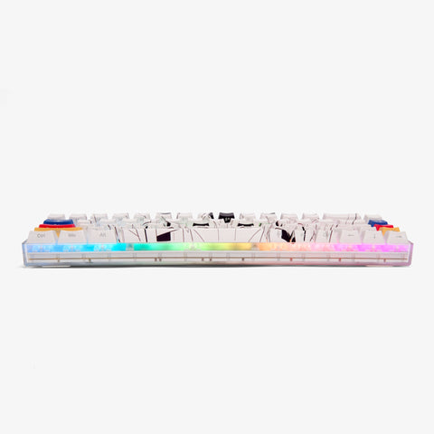Gundam Basecamp 65 Keyboard - Admiral (White)