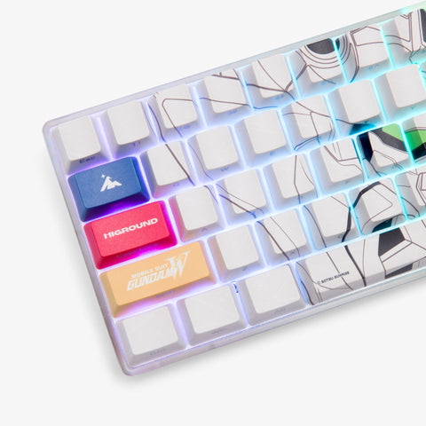 Gundam Basecamp 65 Keyboard - Admiral (White)