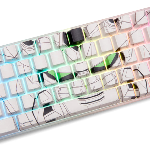 Gundam Basecamp 65 Keyboard - Admiral (White)