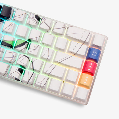 Gundam Basecamp 65 Keyboard - Admiral (White)